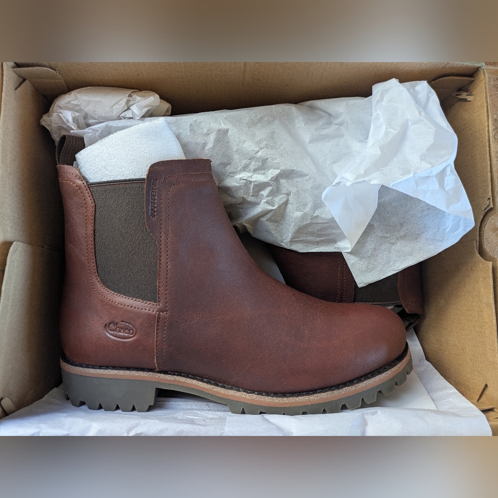 Chaco Women's Fields Chelsea Boots In Barley - Picture 4 of 11